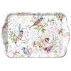 Tavaszi Virágos–madaras műanyag konyhai kis tálca 13x21 cm Busy birds