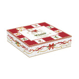 Karácsonyi porcelán kis tálka 14x11 cm díszdobozban Christmas Tale