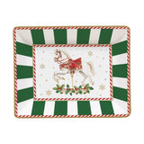 Karácsonyi porcelán kis tálka 14x11 cm díszdobozban Christmas Tale