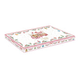 Karácsonyi Porcelán mézeskalács vonat kínáló tál díszdobozban Sweet Christmas
