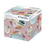 Trópusi mintás 18 részes porcelán étkészlet Tognana Tropical Rosè
