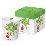 Katicás bögre porcelán 400 ml Lucky dobozbban