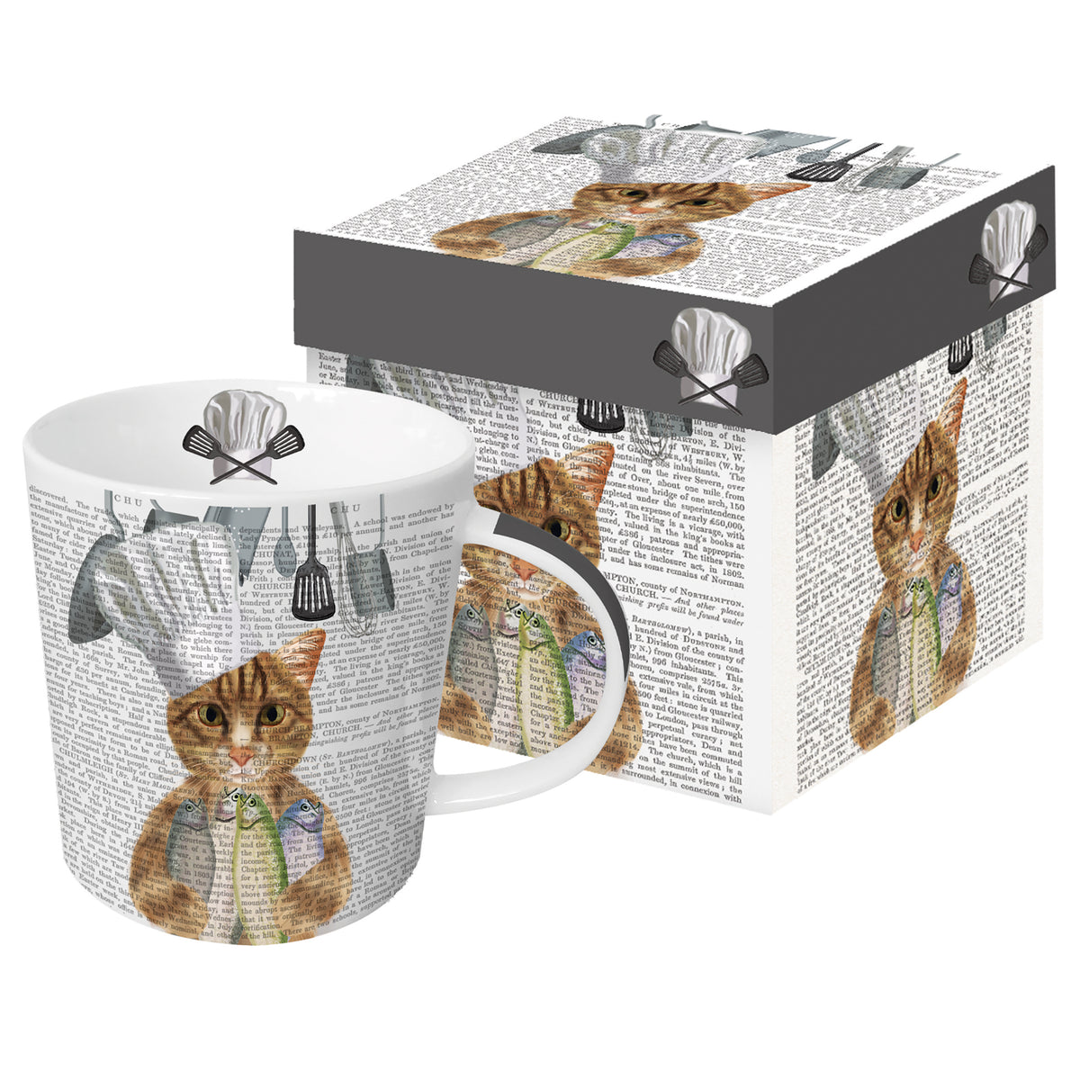 Cicás porcelán bögre 400 ml