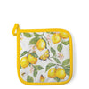 edényalátét 20x20 cm pamut citrom mintás Fresh lemons white