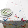 Pillangós pamut asztali futó 40x150 cm Butterflies in field