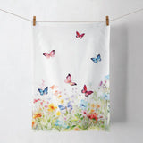 Pillangós pamut konyharuha 50x70 cm Butterflies in field