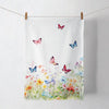 Pillangós pamut konyharuha 50x70 cm Butterflies in field