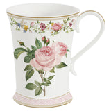 Porcelán bögre díszdobozban – Rózsa mintás 300 ml