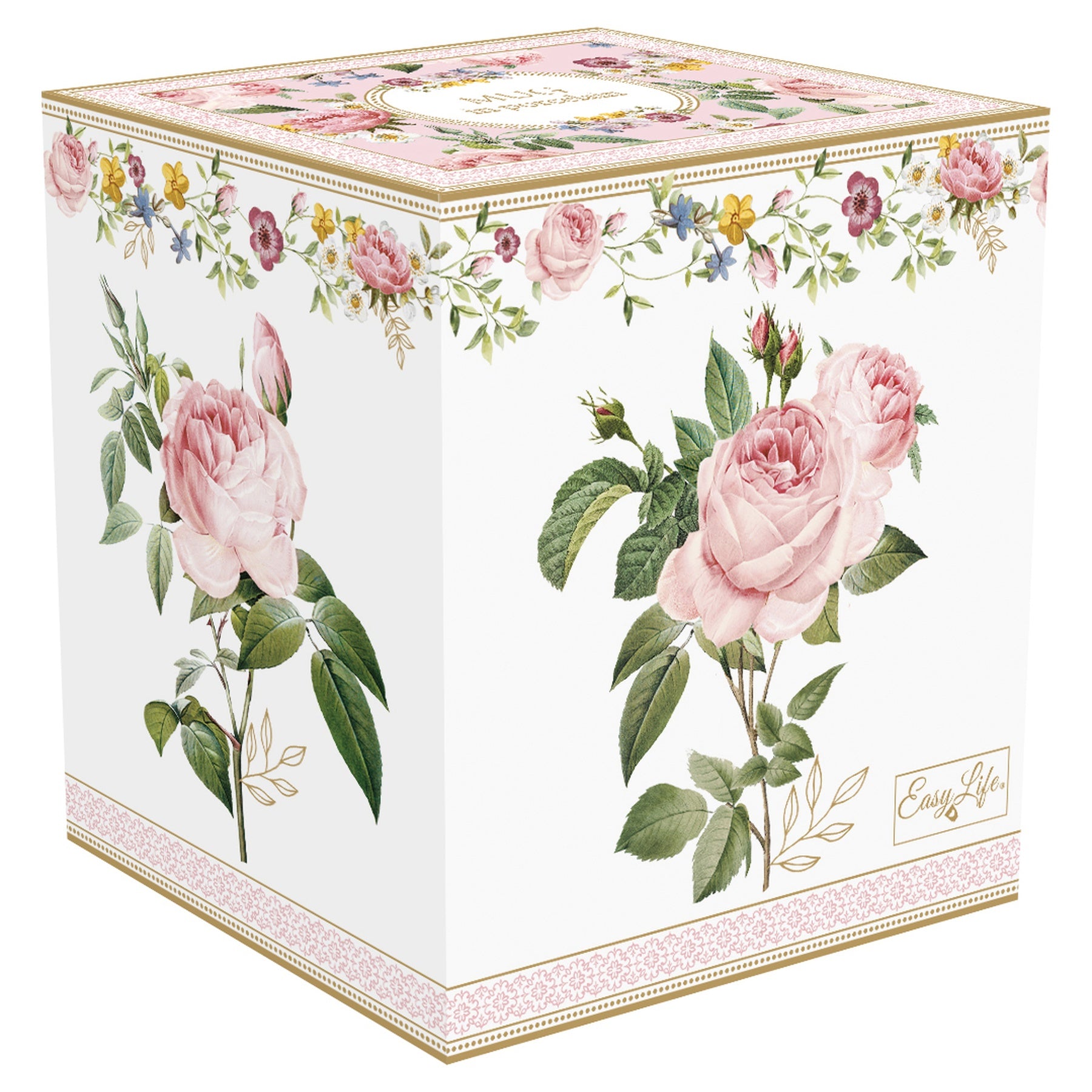 Porcelán bögre díszdobozban – Rózsa mintás 300 ml
