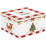 Karácsonyi porcelán csésze aljjal díszdobozban Christmas Tale