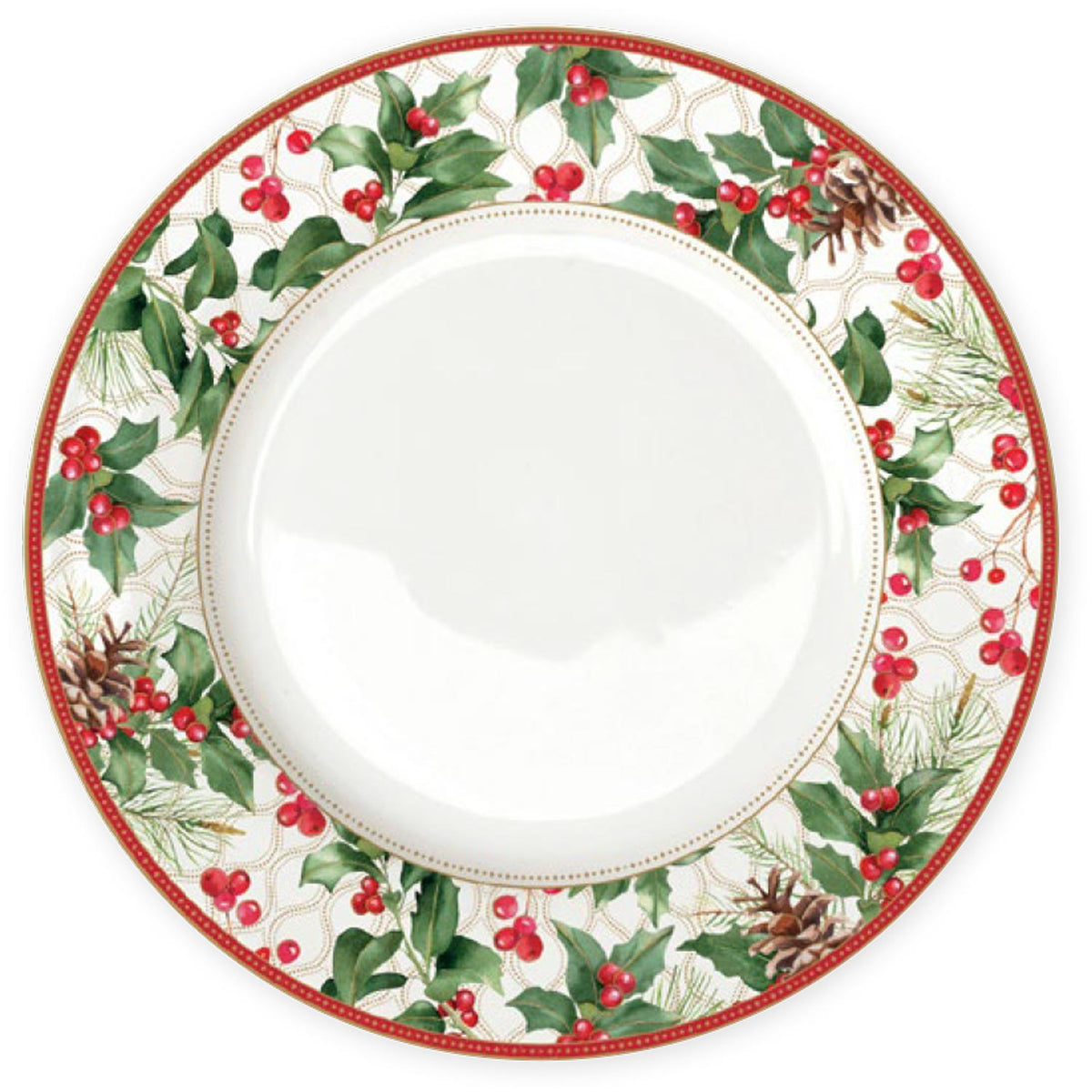 Tányér, étkészlet 18 részes Karácsonyi porcelán étkészlet Christmas Berries