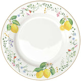 Étkészlet 18 részes mediterrán porcelán citromos étkészlet Fleurs et Citrons