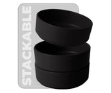 18 részes stoneware matt fekete kerámia étkészlet Berlinger Haus Matte Black