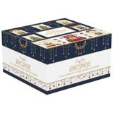 Karácsonyi porcelán reggeliző csésze + alj 380 ml díszdobozban Festive Avenue