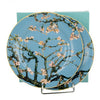 Van Gogh Mandulavirágzás porcelán desszertes tányér készlet - 2 darabos díszdobozban