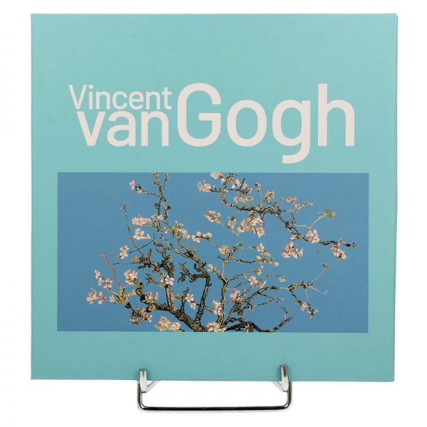 Van Gogh Mandulavirágzás porcelán desszertes tányér készlet - 2 darabos díszdobozban