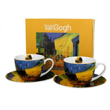 Van Gogh Kávéház éjjel porcelán csésze aljjal- 270 ml - 2 személyes készlet