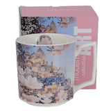 Magnólia virágos porcelán bögre MODERN CITY OF MAGNOLIAS