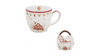 Karácsonyi Porcelán bögre 460 ml díszcsomagolásban Gingerbread House