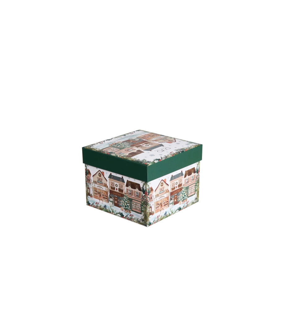 Karácsonyi Porcelán kávés csésze 2 személyes díszdobozban Christmas City 2