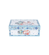 Karácsonyi hóemberes porcelán kávés csésze 2 személyes díszdobozban Snowman