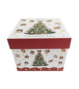 Karácsonyi fenyőfás porcelán csésze + alj 270 ml 2 személyes Christmas Tree 3