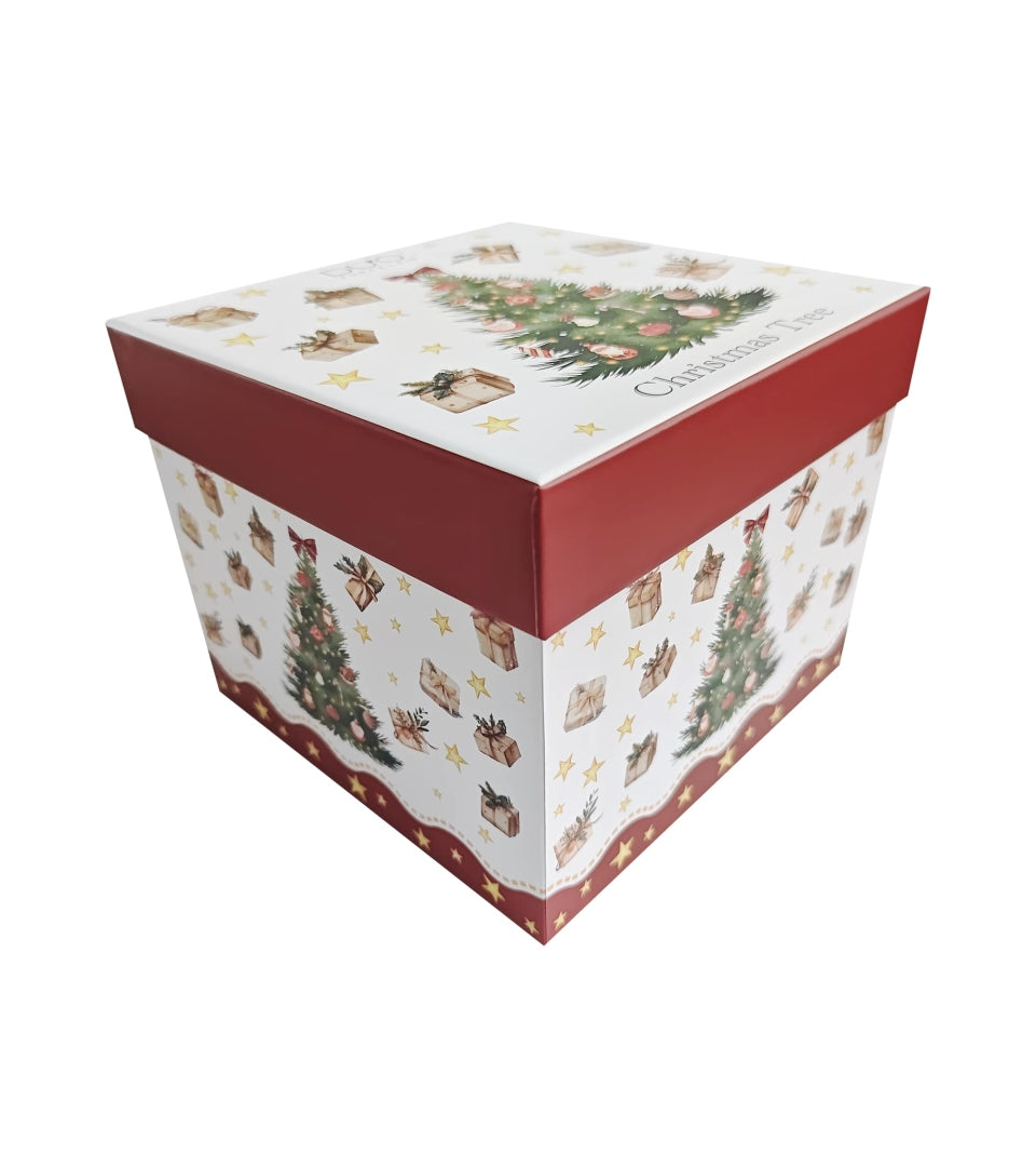 Karácsonyi fenyőfás porcelán csésze + alj 270 ml 2 személyes Christmas Tree 3