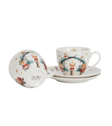 Karácsonyi porcelán csésze 270 ml 2 személyes Christmas Cuties 2 díszdobozban
