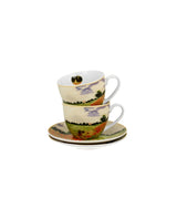 Porcelán csésze + ajl 270 ml 2 személyes dobozban Monet Pipacsmező