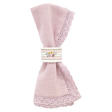 Porcelán szalvétagyűrű 4 db-os szett 4,5cm dobozban Chant des Roses