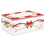 Karácsonyi porcelán szalvéta gyűrű 4 db szett díszdobozban Christmas Tale