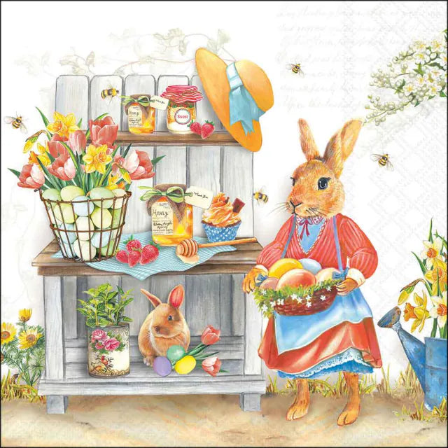 Húsvéti Papírszalvéta 33x33 cm 20 db-os háromrétegű