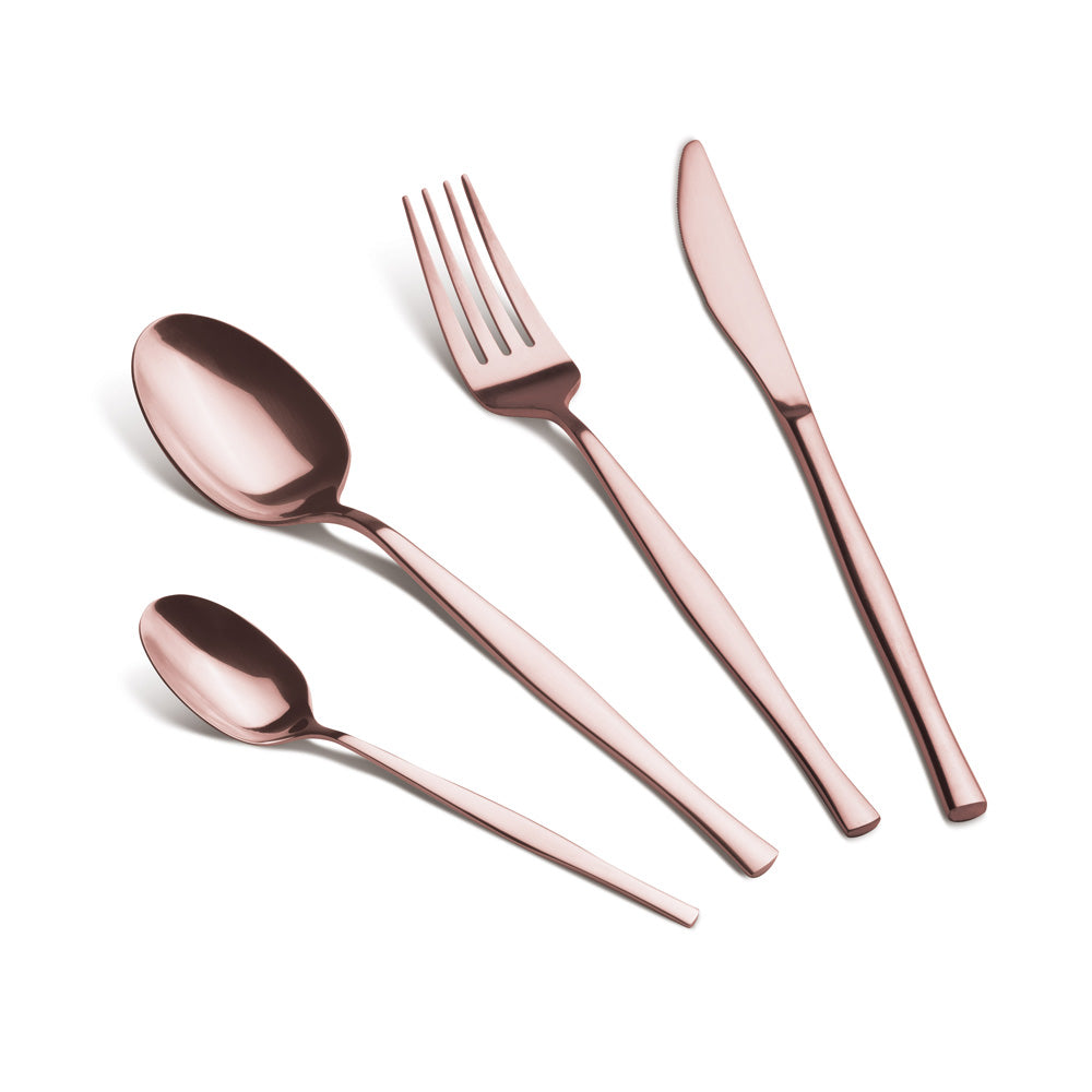24 darabos evőeszköz készlet rose gold Berlinger Haus Taupe Collection