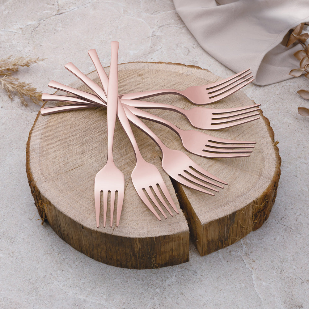 24 darabos evőeszköz készlet rose gold Berlinger Haus Taupe Collection