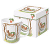 Húsvéti bögre porcelán nyuszis 400 ml Chantal dobozbban