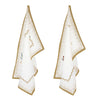 Karácsonyi mikulásvirág mintás Konyharuha szett 2 db-os 50x70 cm pamut White Elegance