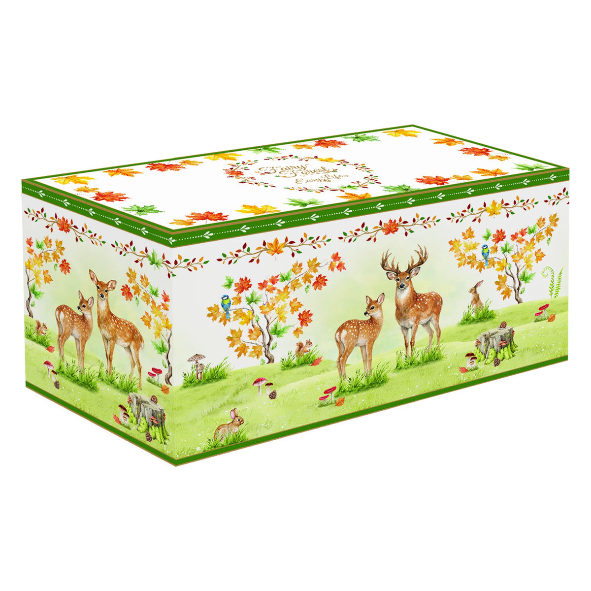 Őszi erdei mintás porcelán bögre szett 2 személyes készlet