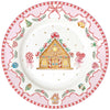Karácsonyi Porcelán desszertes tányér Sweet Christmas