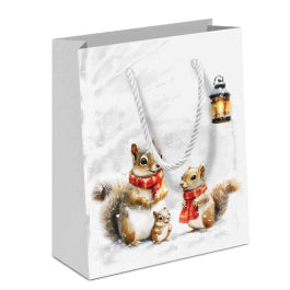Karácsonyi mókusos ajándéktasak Squirrel Family