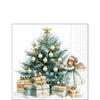 Karácsonyi tündér mintás szalvéta 25x25 cm 20 db-os Christmas Fairy