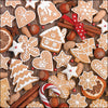 Háromrétegű karácsonyi papírszalvéta 33x33 cm 20 db Mézeskalács sütik