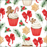 Háromrétegű karácsonyi papírszalvéta 33x33 cm 20 db Christmas sweets