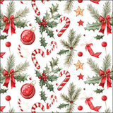 Karácsonyi háromrétegű papírszalvéta 33x33 cm 20 db-os Christmas Elements