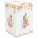 Húsvéti nyuszis porcelán keksztároló 11x15 cm díszdobozban