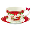 Karácsonyi porcelán teás csésze 240 ml díszdobozban Christmas Heritage