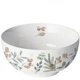 Karácsonyi porcelán tálka 6,5x14 cm Collection of Leaves