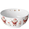 Karácsonyi porcelán müzlis tálka 400 ml Télapós Jolly Friends
