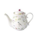 Porcelán teáskanna 800 ml madaras díszdobozzal Fancy Garden