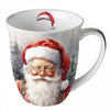 Karácsonyi télapós porcelán bögre Happy Santa