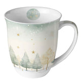 Karácsonyi csillagos mintás porcelán bögre 400 ml Starry Sky